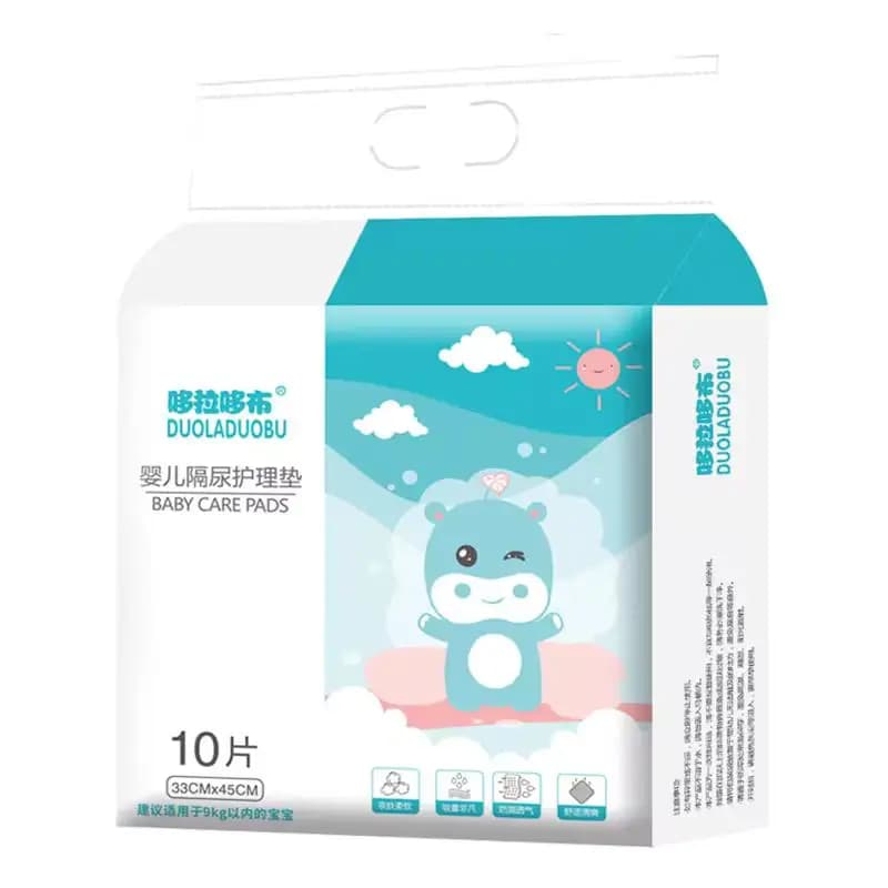 Disposable Baby Changing Pads 10pcs Infant Underpads Diaper Breathable Soft Bed Protector Pad Outdoor Car Travel Changing Pads