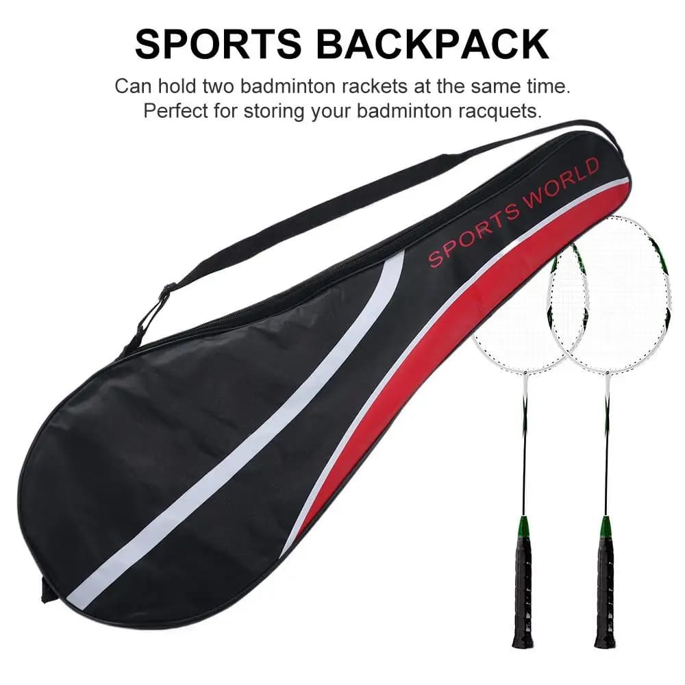 Borsa da badminton, custodia per racchetta, borsa a tracolla per tennis, custodia portaoggetti, kit organizer in tessuto Oxford