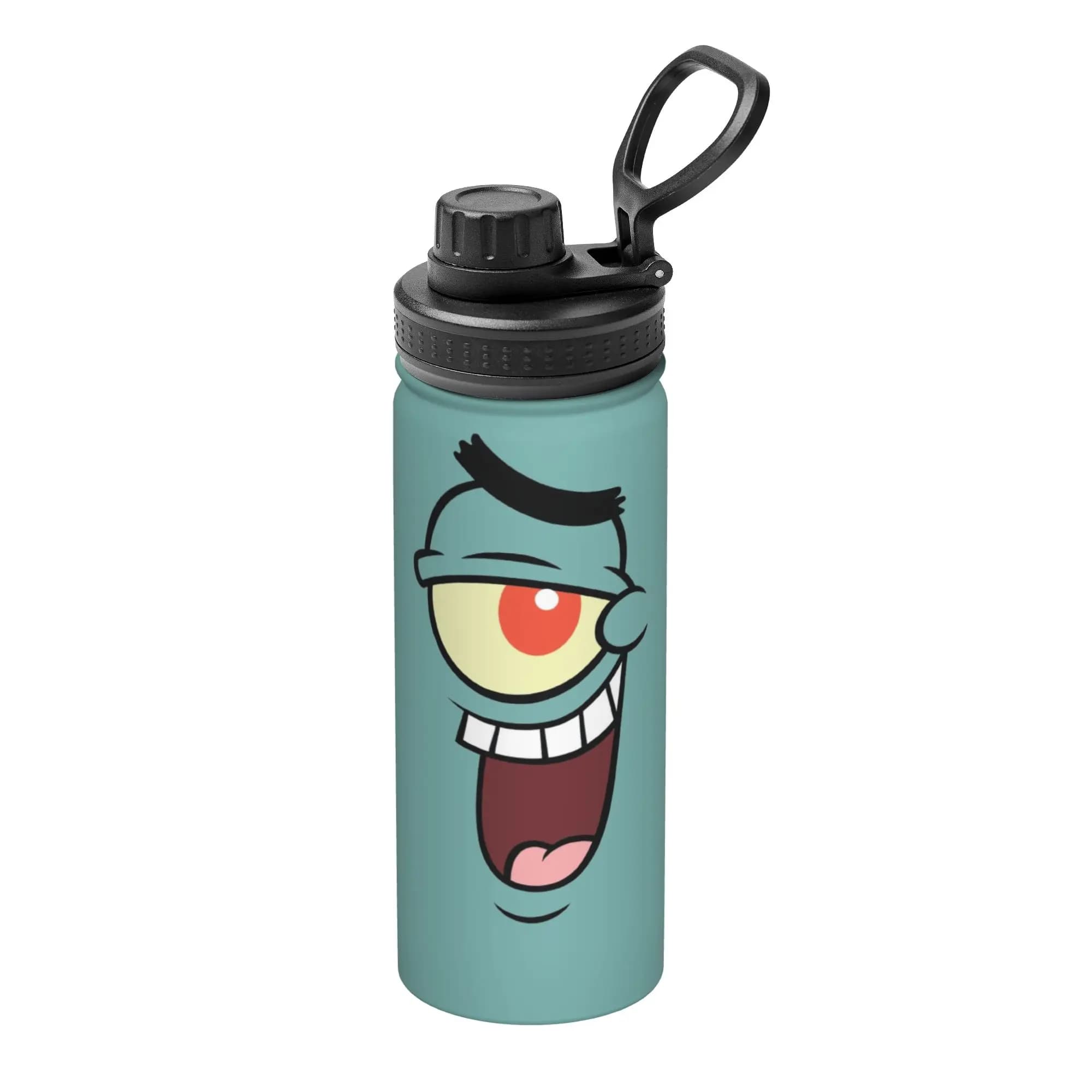 Spongebobs Cartoon 18OZ Sports Insulated Kettle Thermal Cup Stainless Steel Double Wall Mugs Water Bottle