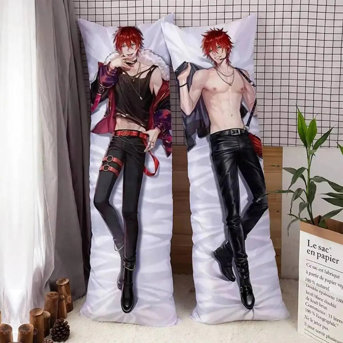 Game Ensemble Stars Amagi Rinne Dakimakura Hing Body Case Anime Peach Skin Fullbody Copertura del cuscino Trasporto di goccia