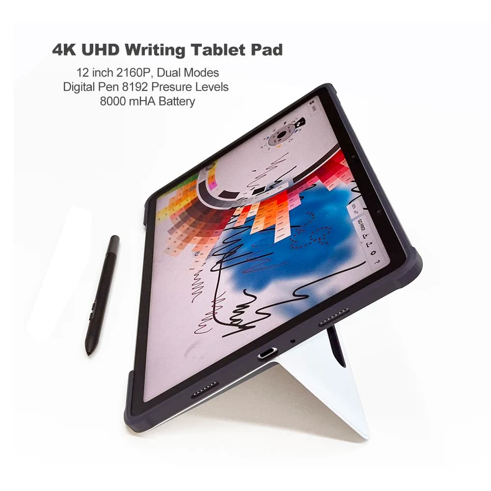 Bambini 8 + 128 GB Sistema operativo Android 4K Tablet PC Touch Screen Grafica Mo nitor 8192 Penna a pressione Scrittura Interfaccia USB Artista Design Disegno
