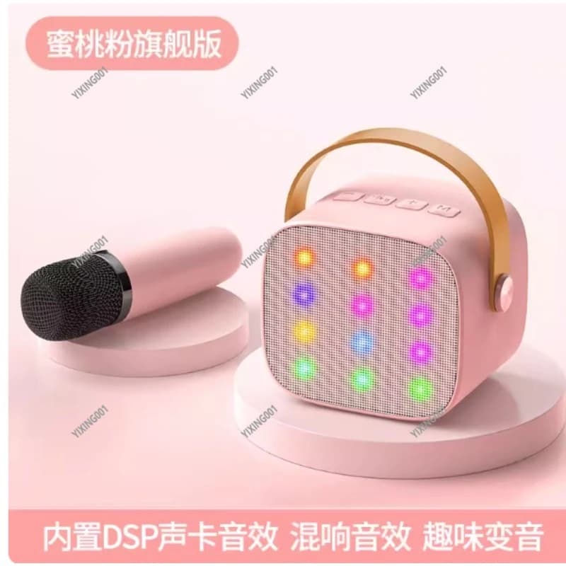 Set mini karaoke KTV all-in-one - Altoparlante Bluetooth con scheda audio microfono per canto domestico