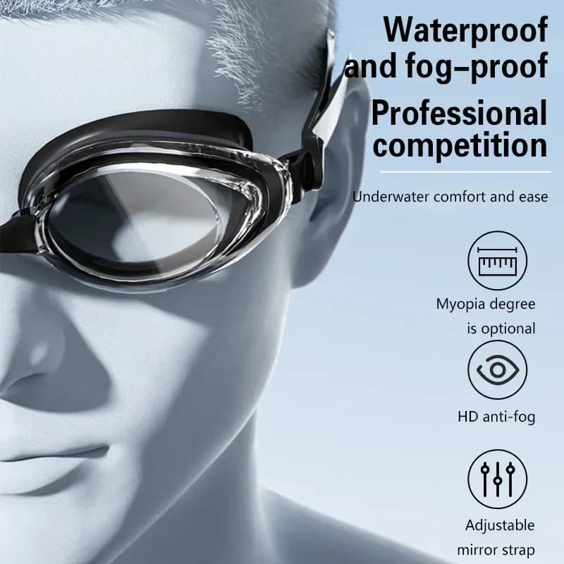 HD waterproof swimwear Professional swimwear anti-fog with UV protection unisex for adults Men Women