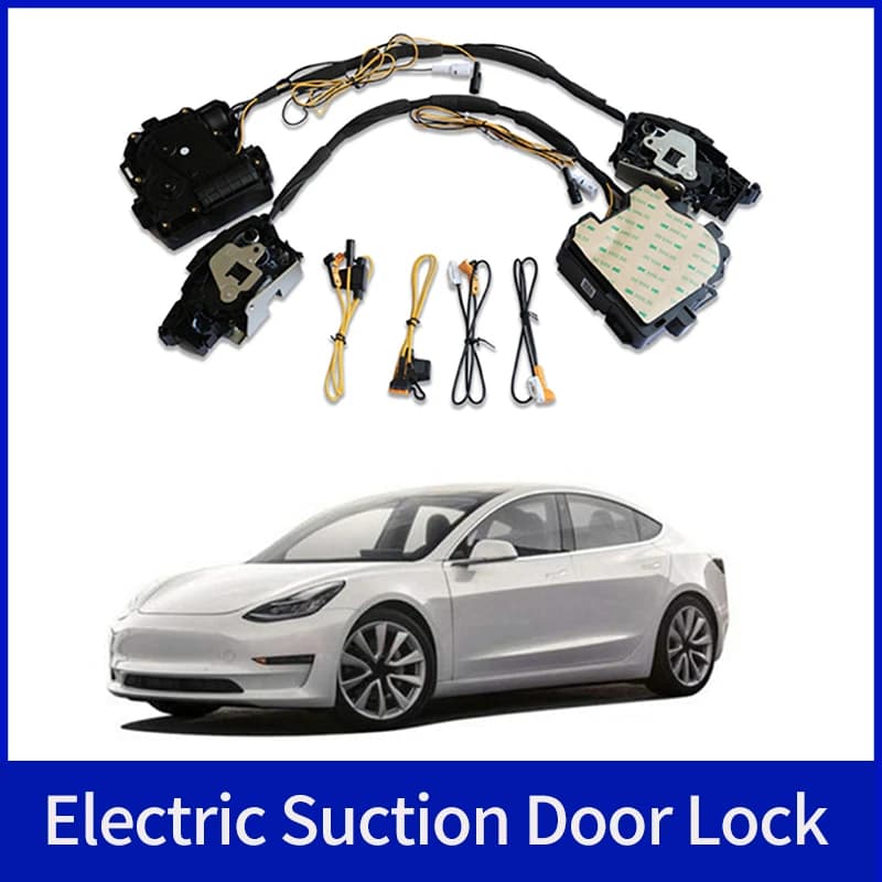 Serratura elettrica intelligente per porta Suncion per Tesla S Tesla modello 3-1 2017+ Auto Soft Close Super Silence Anti pizzico Porta del veicolo per auto