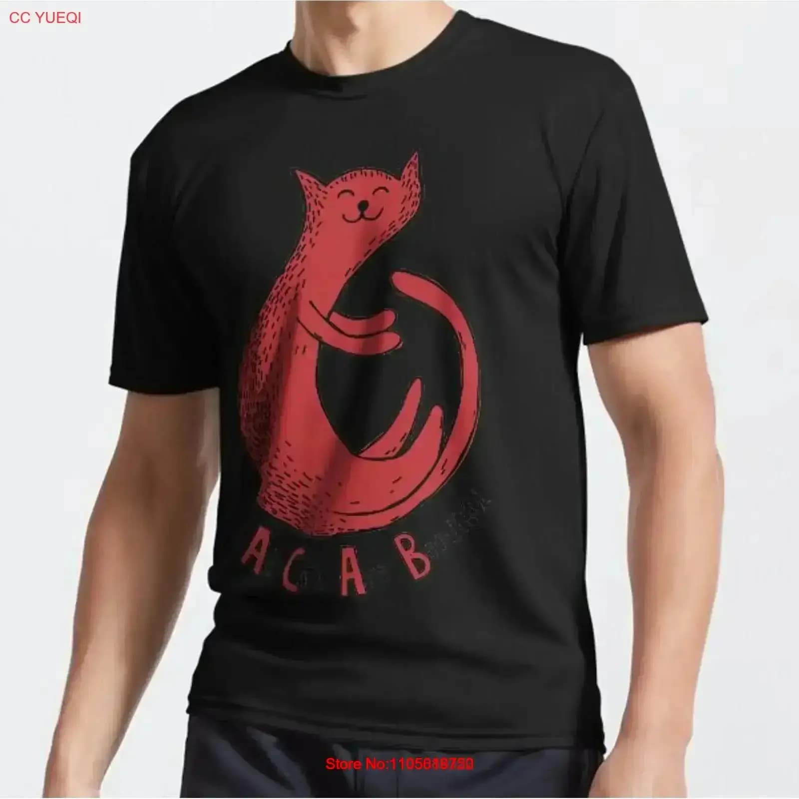 All Cats Are Beautiful Funny Humorous Design s Idea Active T Shirt vintage Washed Comfortable Stretched Casual Stylish vintage