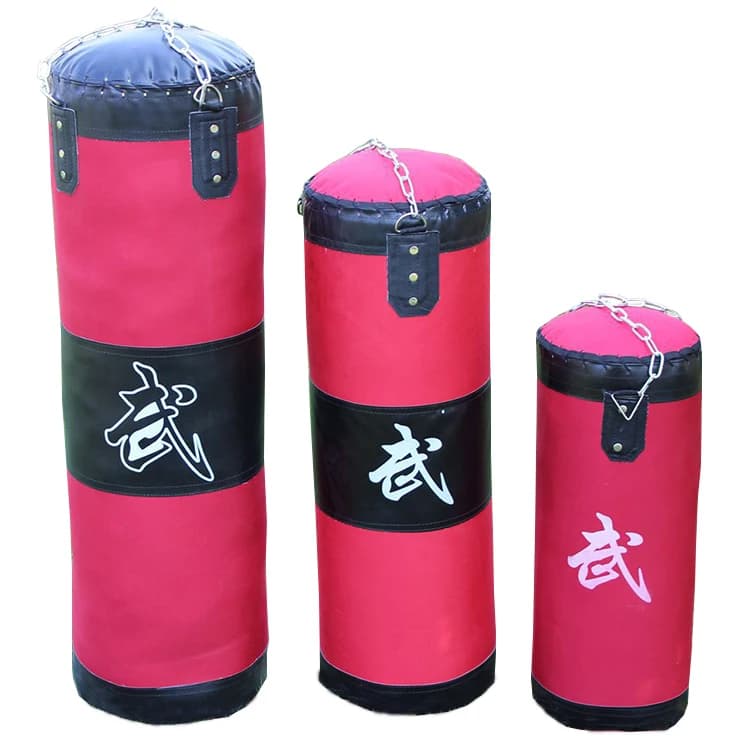 2026 60CM Empty Sport Boxing Sand Bag Heavy Standing Sandbags Punching Training Bag with Chainspromote sales