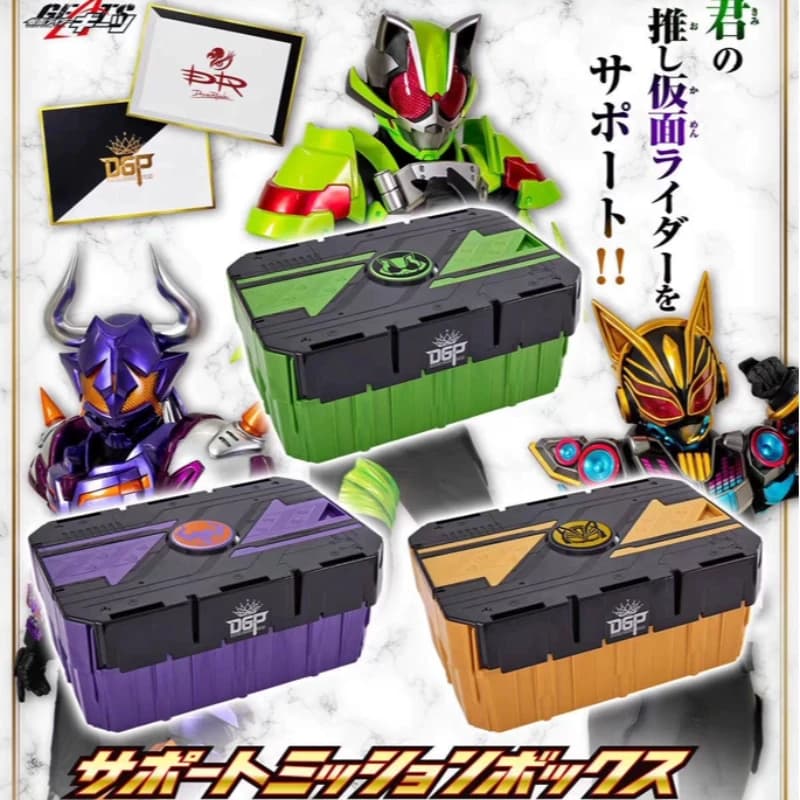 Hot Kamen Rider Geats DX Mission Box Storage Case Set Buffa Tycoon Na-Go Style with Compartments Role Play Organizer China Ver