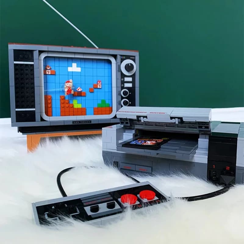 Stock 71374 Ideas Console di Gioco Super NES Modello in Blocchi Modulari Mattoncini Action Figure Giocattolo Educativo per Bambini 2651 Pezzi