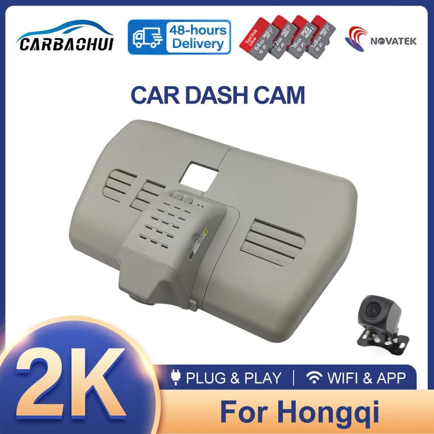 HD 2K Plug and Play Car DVR Dash Cam Wifi Camera Driving record for Hongqi Hong Qi HS5 H5 HS3 HS7 H3 H7 Wireless DashCam