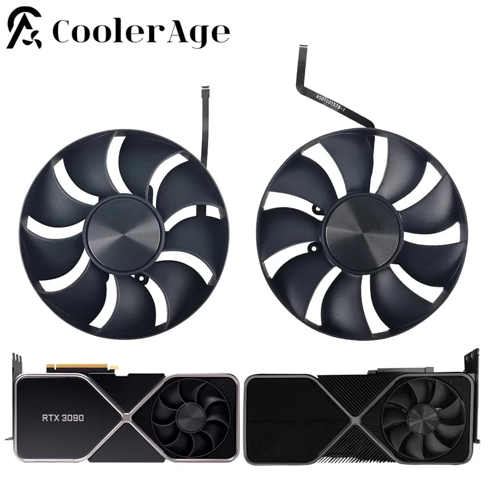 Per NVIDIA GeForce RTX 3090 3090Ti Founders Edition Ventola della scheda video 110MM RTX 3090 FE 3090FE Ventola di raffreddamento della scheda grafica