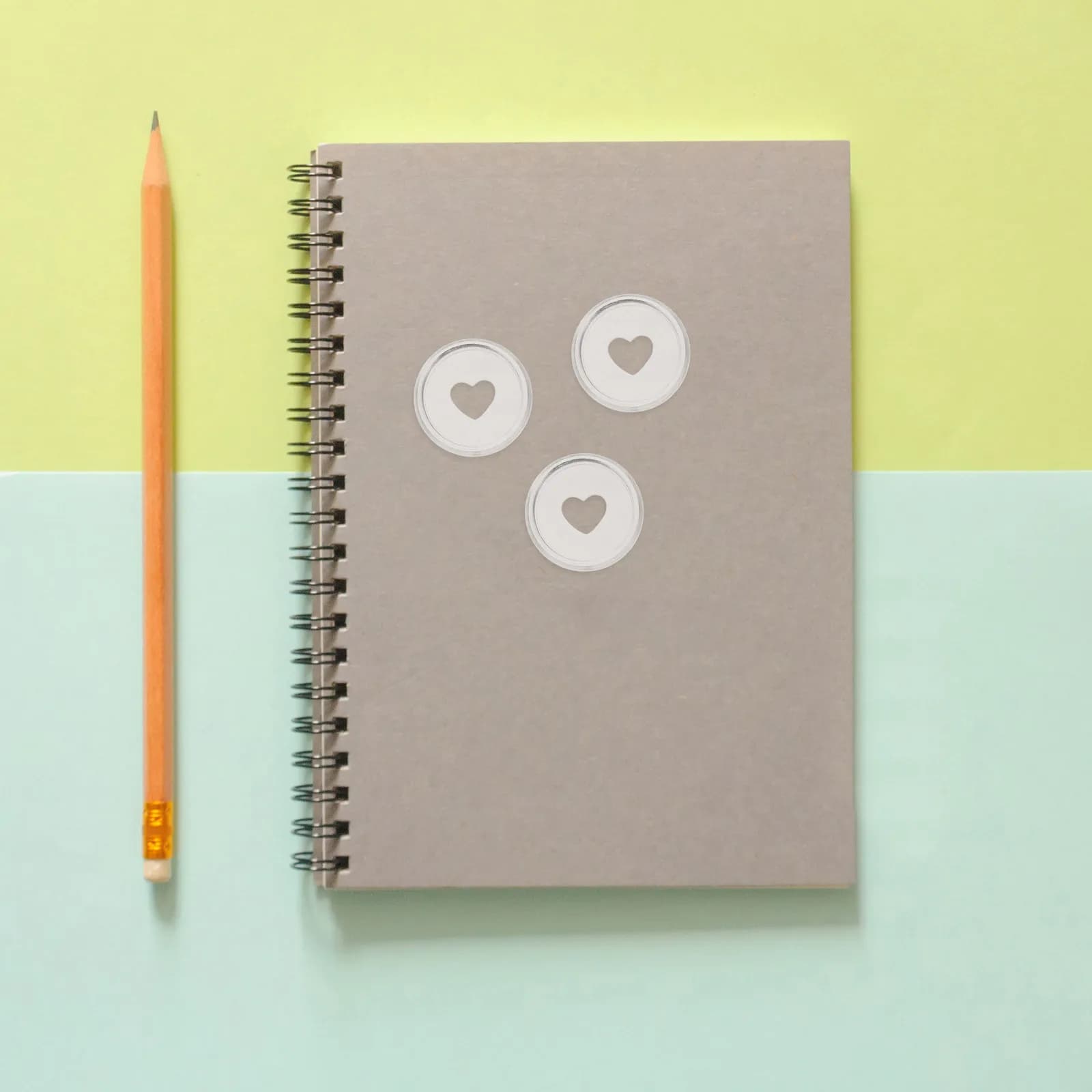 30Pcs Notebook Binder Discs Loose-Leaf Round Plastic Binding Supplies ABS Discbound Discs for Planner Binding Supplies