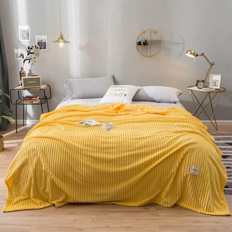 2025 popolare coperta in peluche al latte, coperta per il tempo libero pomeridiano in peluche Falei, coperta in peluche bifacciale per pisolino in dormitorio