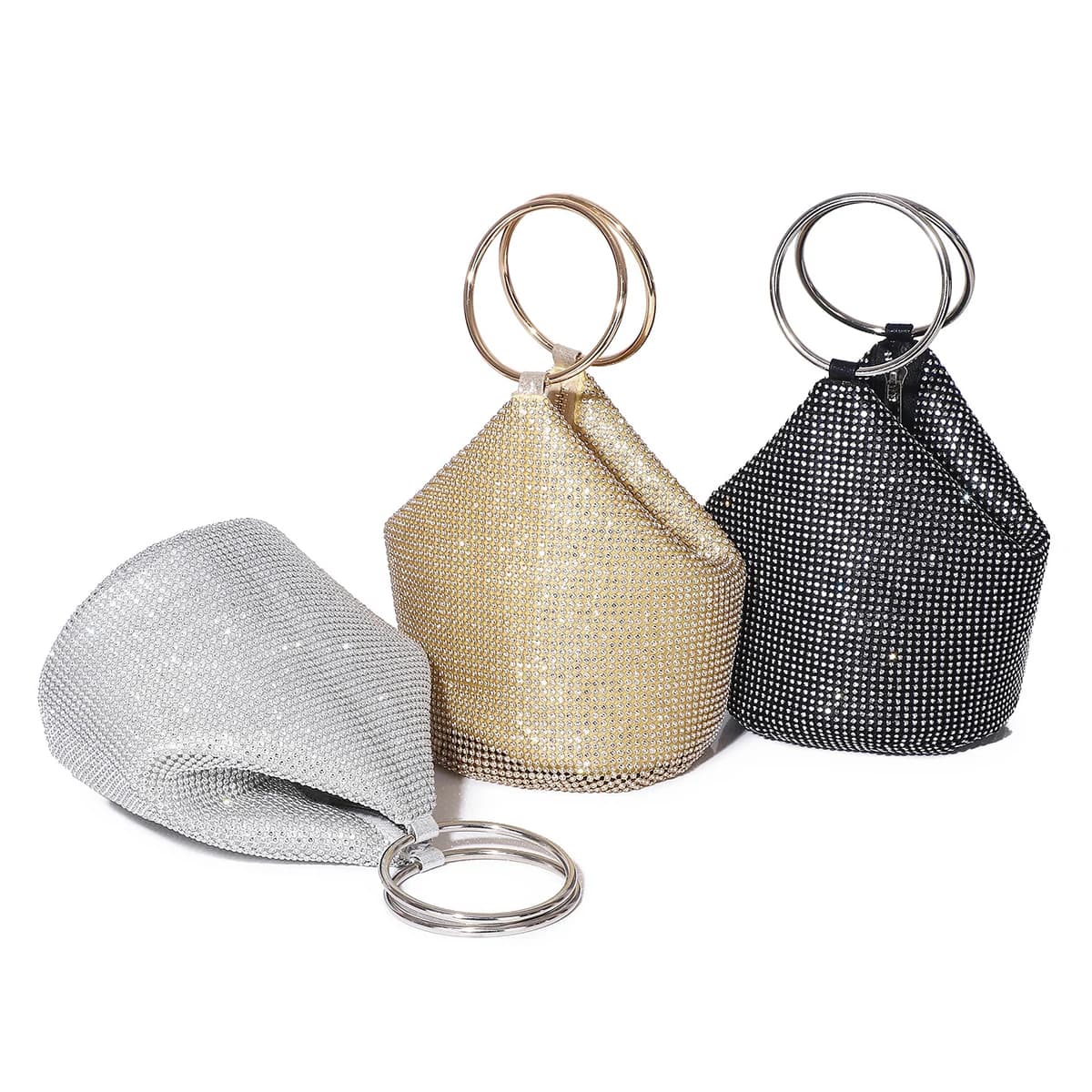 Women's Bags with Diamonds Evening Bags with Rhinestone Wedding Stones Women's Pouches Women's Party Bags Wedding Party Dating