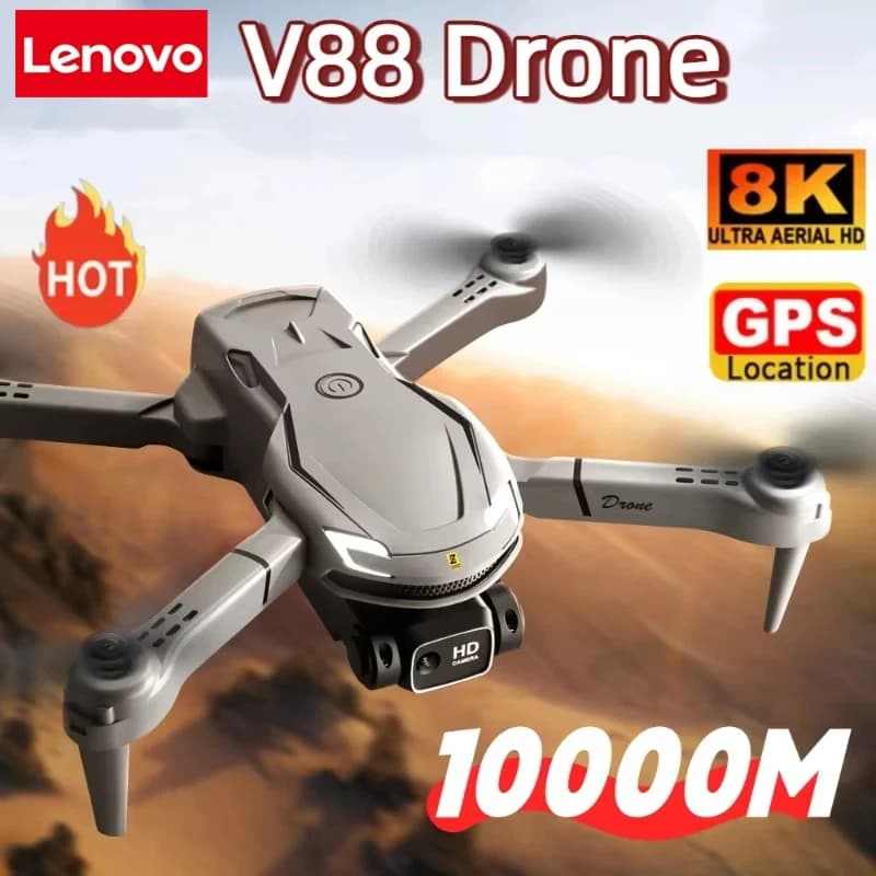 Lenovo V88 Drone 8KHD 5G Professional HD Dual Camera Aerial Photography Remote Control Aircraft Quadcopter Toy UAV For XIAOMI