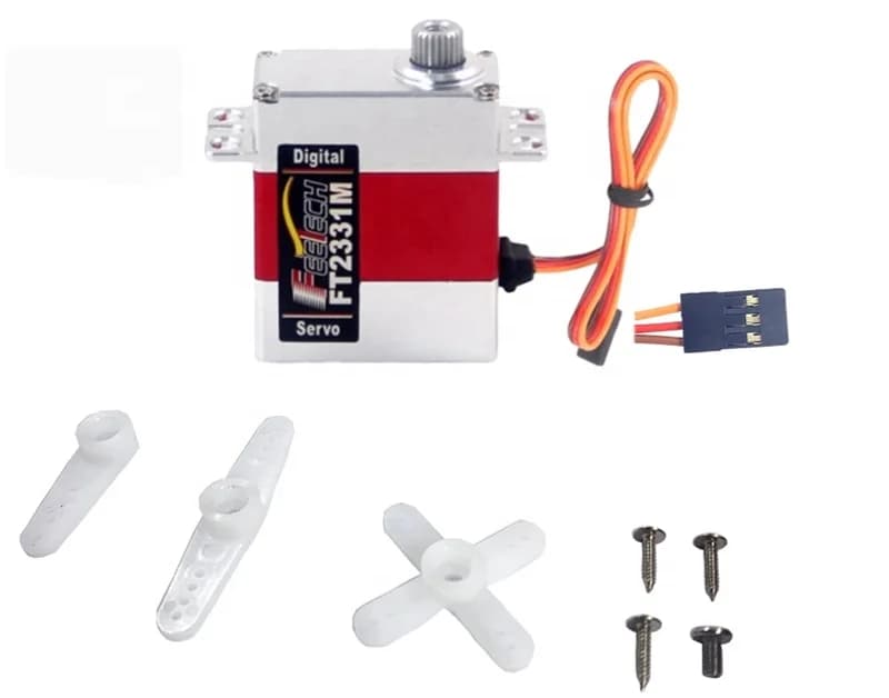 Feetech FT2331M TR4 Mini 7.4V 3.5KG Servo Digitale Impermeabile 25T Metal Gear TRX4 RC Elicottero Quadcopter Modello di Veicolo Ricevitore