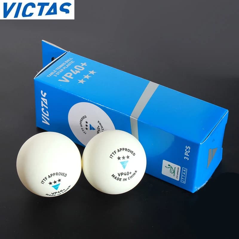 VICTAS VP40+ Table Tennis Balls New Material 3-Star Seamed ABS Balls Ping Pong Balls For Competition Ping Pong Accessories