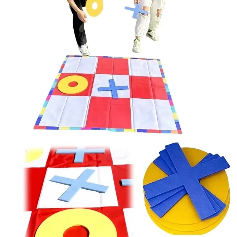 XO Scacchi e carte Giocattoli per interni ed esterni Gioco interattivo per la cooperazione della squadra sportiva per il tempo libero Gioco per feste di carnevale per bambini e adulti