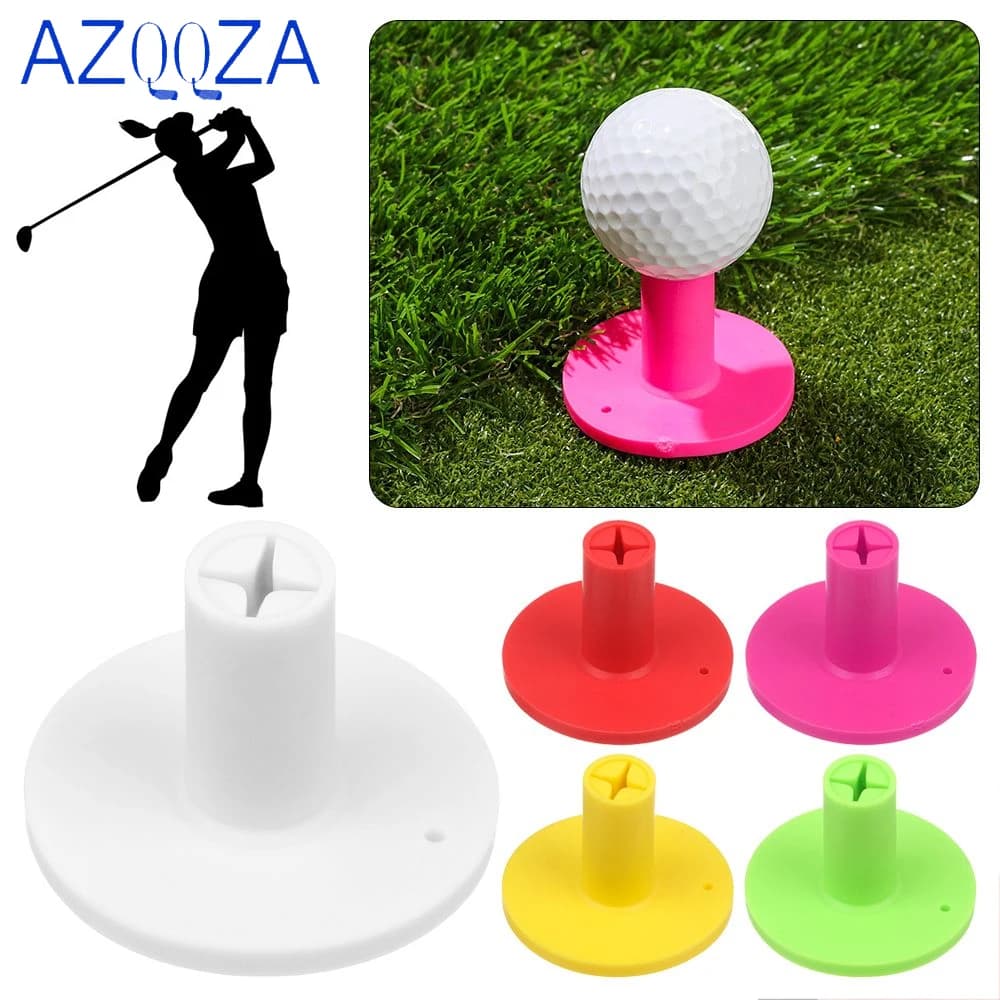 1 pezzo da 38 mm in gomma per tee da golf, supporto per tee di stabilità, aiuto per l'allenamento del golf, per tappetini da pratica e guida