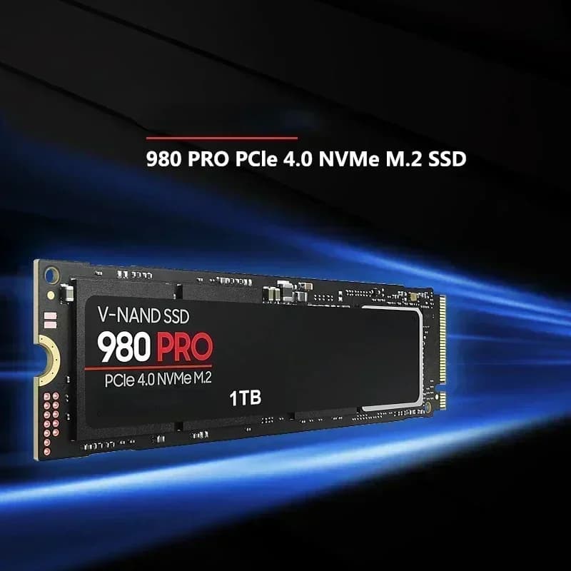 980Pro 1 to 2 to 4 to 8 to SSD M.2 2280 NVMe Internal SSD Drive PCIe Gen 4.0x4 TLC 3D Hard Drive for Desktop PC PS5 Laptop