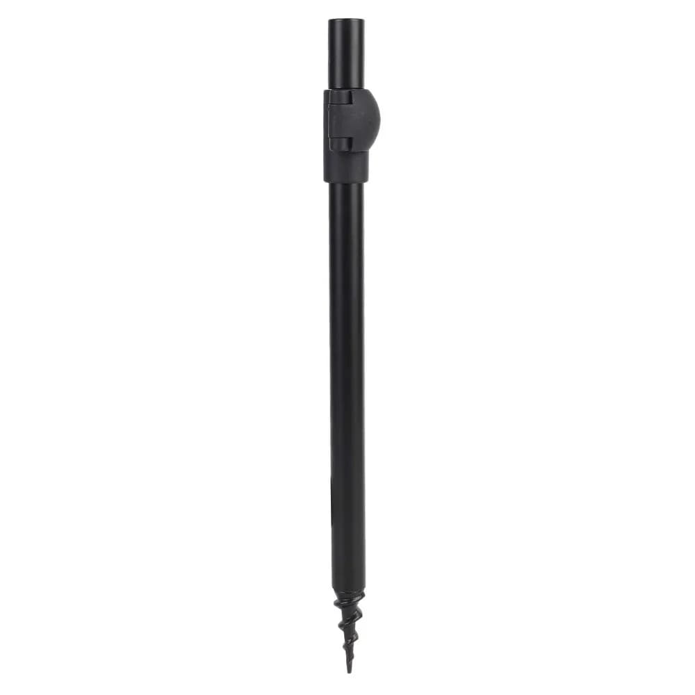 2 Pezzi Supporto Portatile per Canna da Pesca in Lega di Alluminio, Regolabile, Nero, 30-50cm, per Pesca in Mare