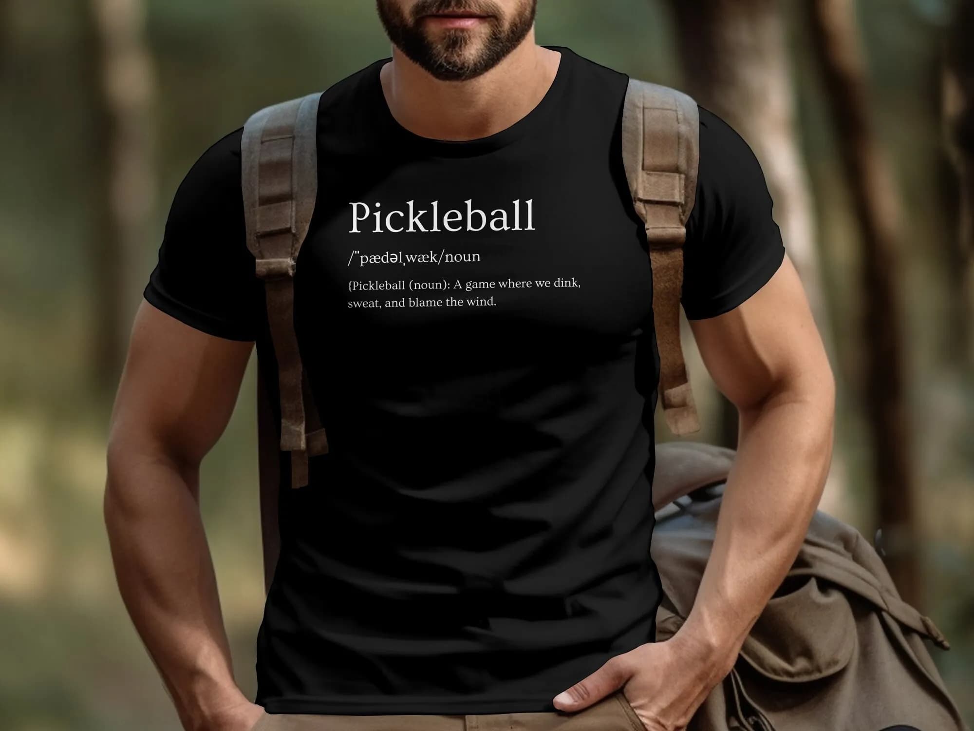 Unique T-shirt with definition of pickleball SweaT Funny sports for lovers Casual clothing design