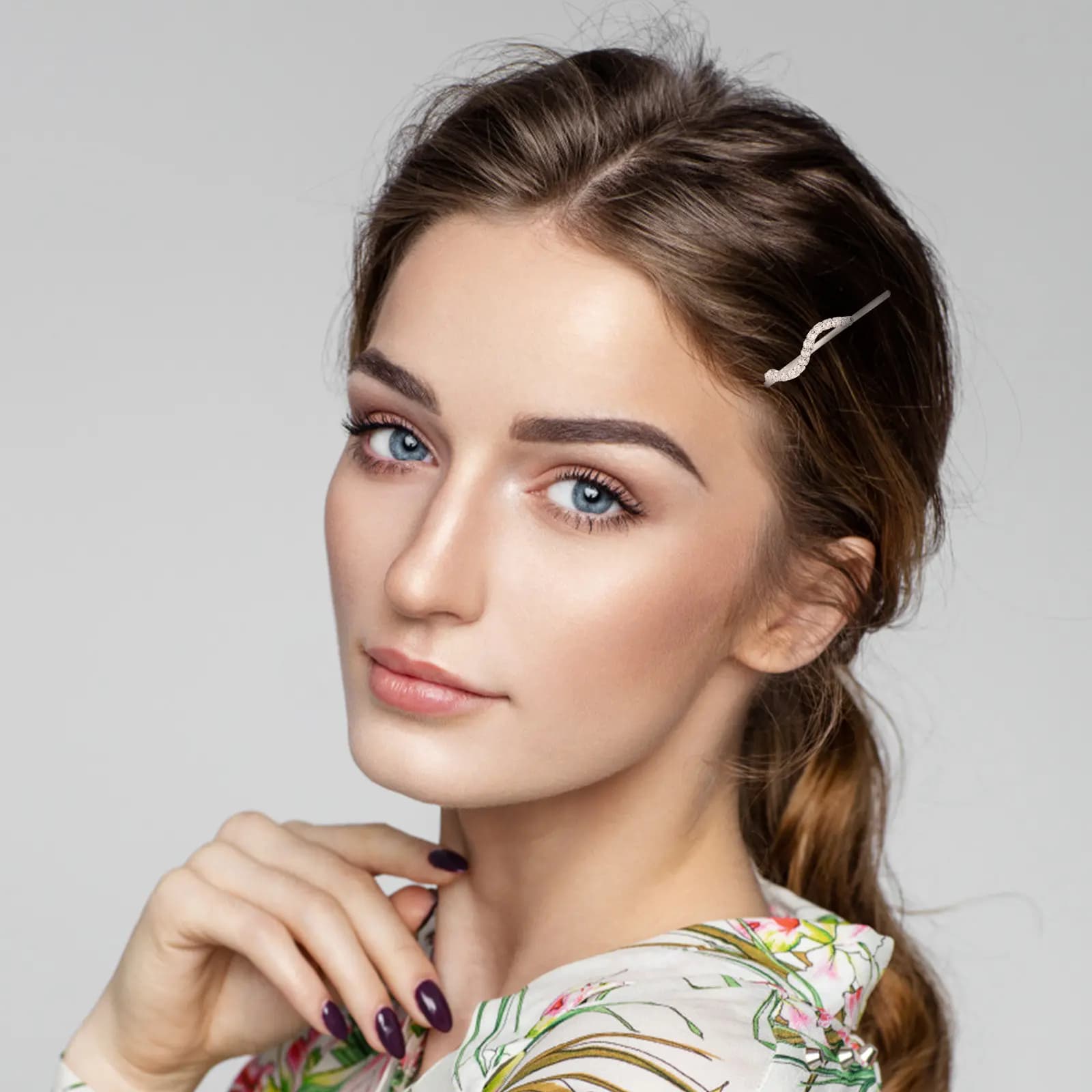 12 fermagli per capelli con strass, fermagli lucidi, accessori eleganti per capelli, per matrimoni, feste, styling quotidiano, per donne
