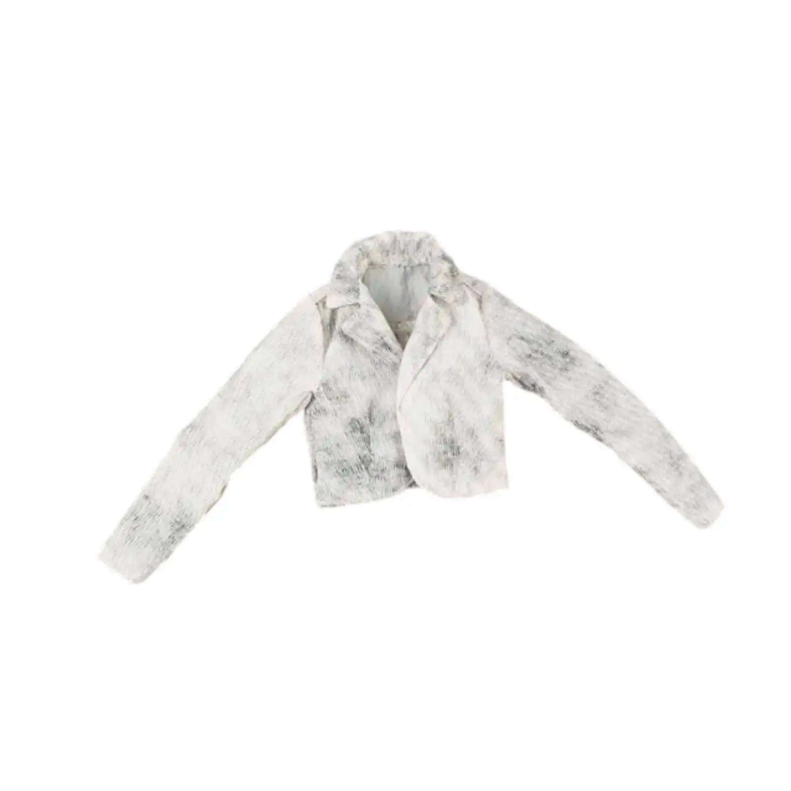 Cappotto per action figure femminile in scala 1/6, modello di bambola, giacca corta, comoda, portatile ed elegante, outfit in miniatura per action figure femminile