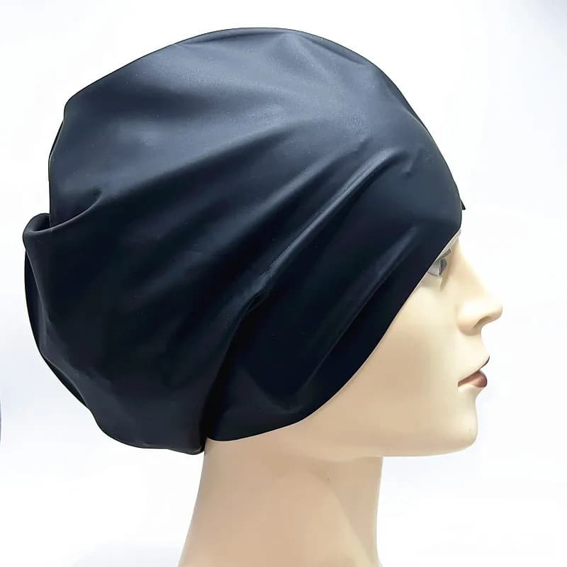 1 Piece Silicone Large Swimming Head, Waterproof Silicone Swimming Head - Designed for Non-slip Hair Headphone