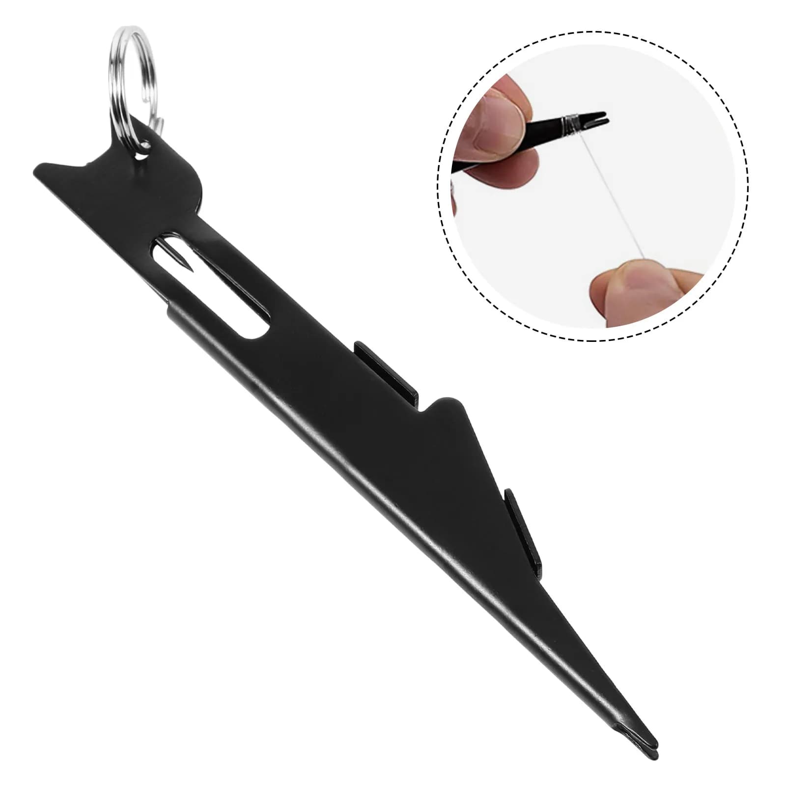 Attrezzo per Annodare Ami da Pesca, Strumento per Nodi a Chiodo, Kit per la Pesca a Mosca, Accessorio Facile da Trasportare per Scatola da Pesca, per Esterni