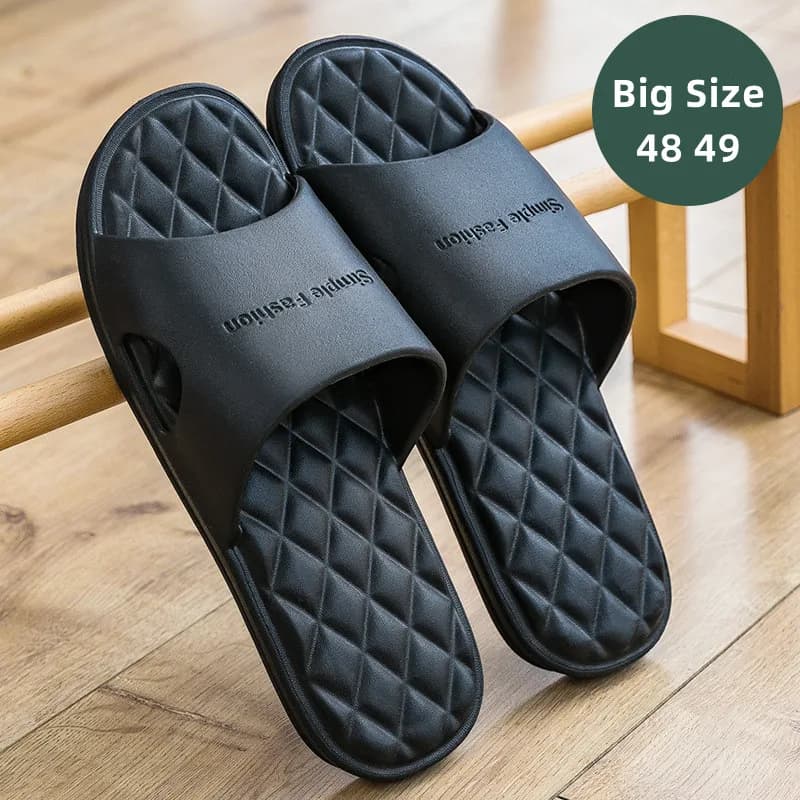 Big Size 48 49 Pantofole da uomo EVA Suola morbida Sandali da spiaggia estivi da donna Coppie Casual Infradito Scarpe Scivoli da bagno Nuova moda
