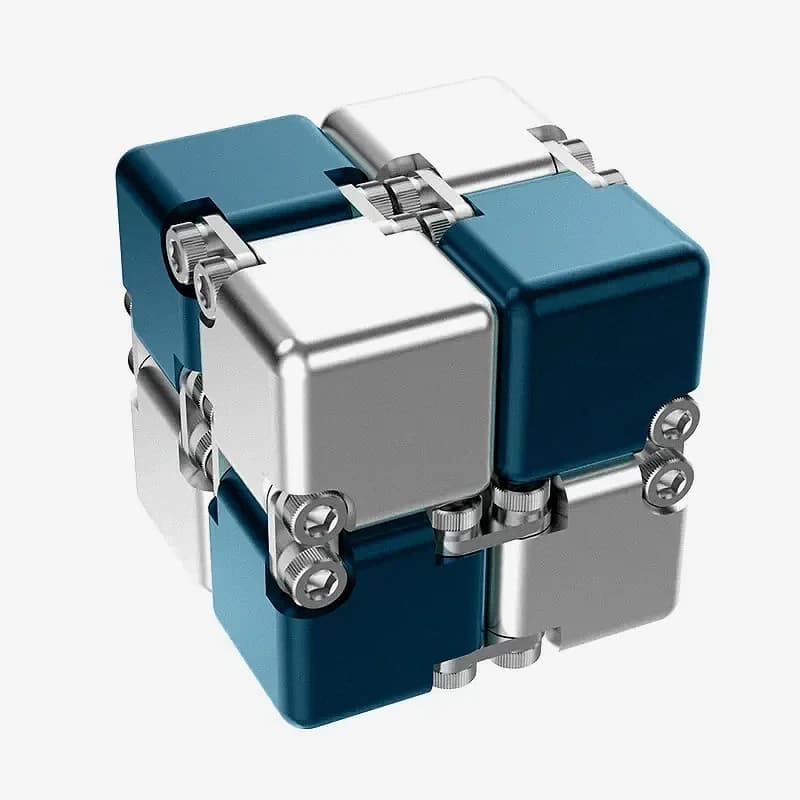 Metallo FAI DA TE Cubo Infinito Alleviare Lo Stress Antistress Agitarsi Giocattolo Migliore Alleviare Lo Stress Attenzione E Concentrazione Adulti Ansia Richiamo