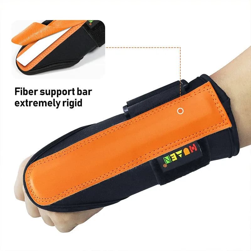 Supporto per Polso con Doppio Strato di Velcro, Facile da Indossare e Rimuovere, Regolabile per Lavoro, Sport e Lesioni