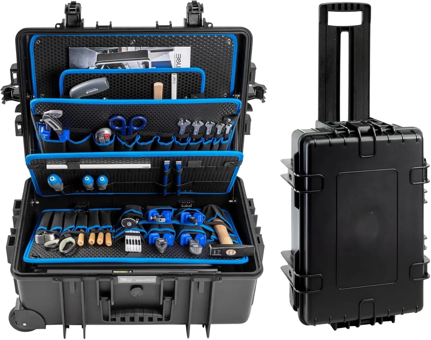 Jumbo Heavy Duty Outdoor Storage Tool Box Case With Customizable Pocket Boards Waterproof Equipment Trunk Multi Purpose Hard Shell Organizer