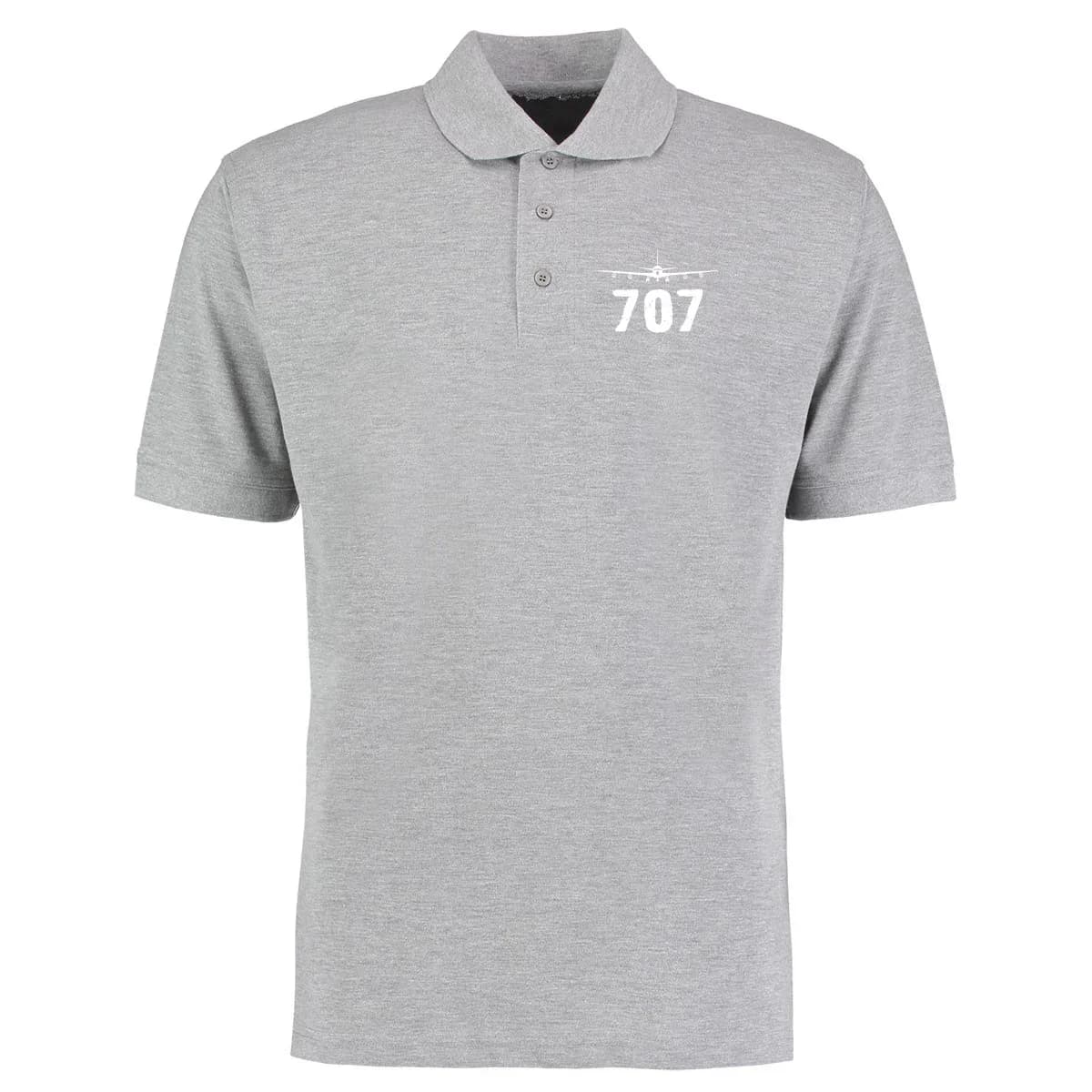 The 707 Aviation Pilots Cotton Men Polo Shirts T-Shirts Tops Tees Men Clothing