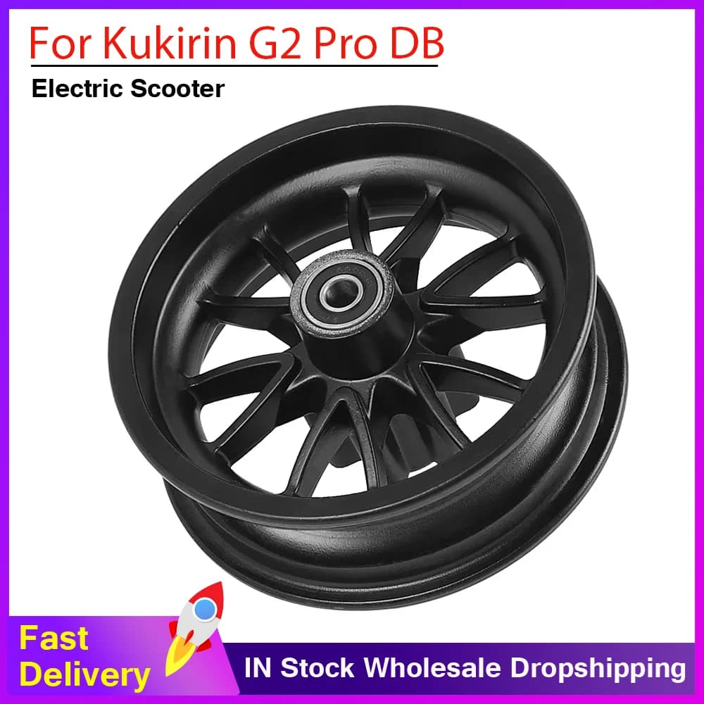Mozzo ruota G2 Pro per monopattino elettrico KUGOO KIRIN Kukirin G2 Pro DB, mozzo ruota con cerchio in acciaio, parte di ricambio, accessorio