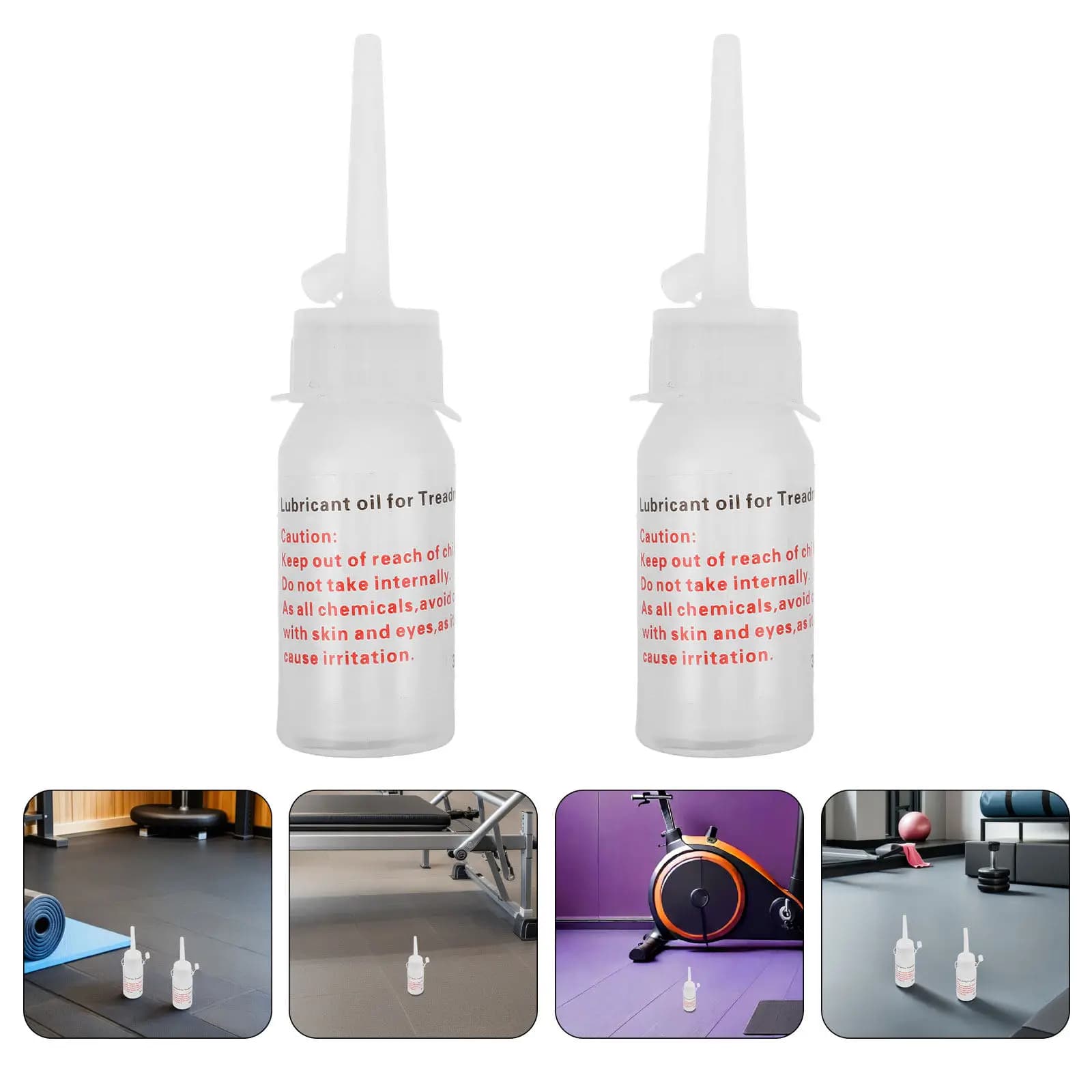 6Pcs Treadmill Silicone Belt Lubricant Oil 30Ml Reduces Friction Low Noise Prevents Overheating Easy Absorption Gym Home Use
