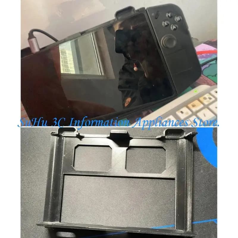 Plastic Housing Game Console Sound Enhancing Protective Case Ergonomic Grip Back Cover Shell with Speaker and Fan Port