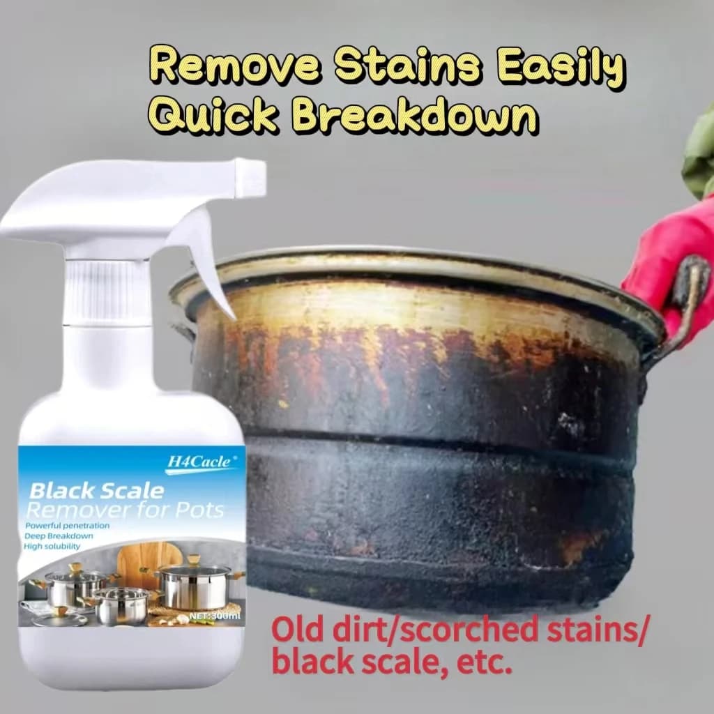 Pulizia del fondo della padella Agente decontaminante Cucina Annerimento Rimozione scala Lucidatura domestica Forno Olio Macchia Ware Piano cottura Spray
