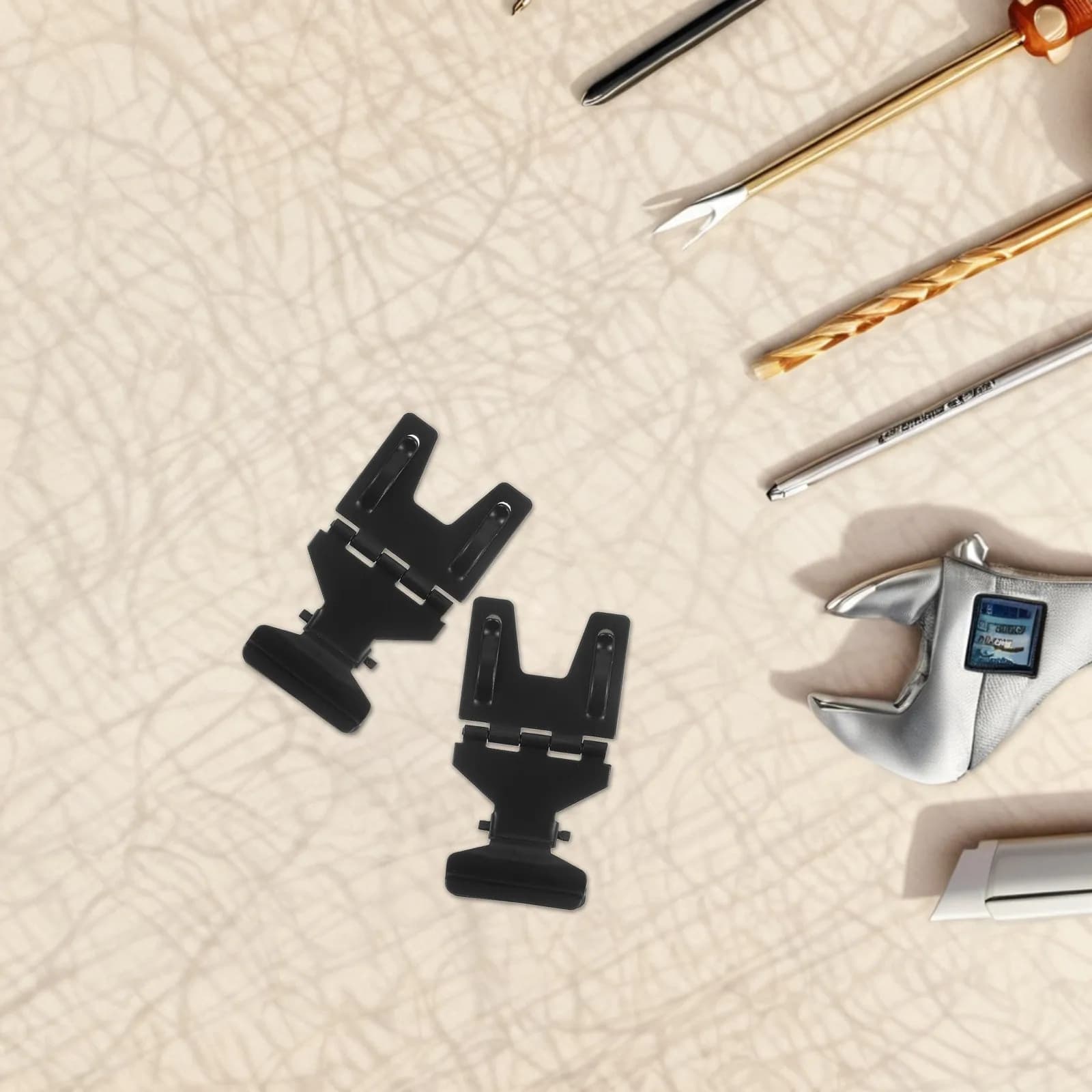 10 Pezzi Clip Espositori in Metallo Nero per Etichette Prezzi da Negozio, Supermercato, Panetteria - Sicuri e Regolabili