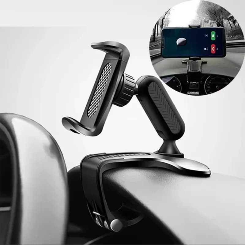 New Dashboard Car Phone Holder Cell Phone Stand Sun Visor Mirror Automobile Smartphone GPS Bracket For Iphone 12 11 Xiaomi Mount