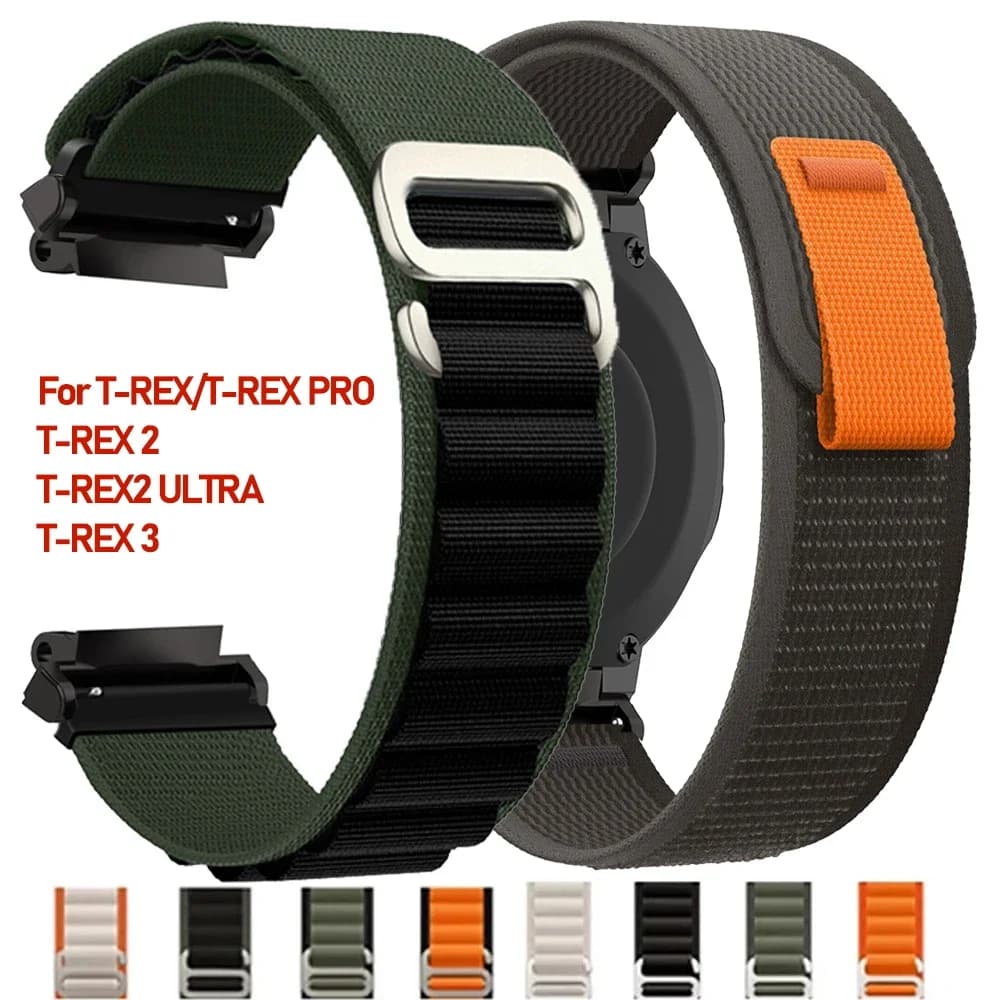 Trail Loop Nylon Strap For Huami T-REX 3/2 Smart Watch Band Sports Bracelet For Xiaomi Amazfit T-Rex/T Rex Pro 2 Correa