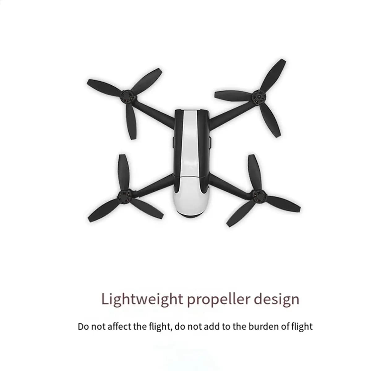 AYHF 8PCS Suitable for Parrot Bebop 2 Drone Propeller Blades drone accessories Black+Red