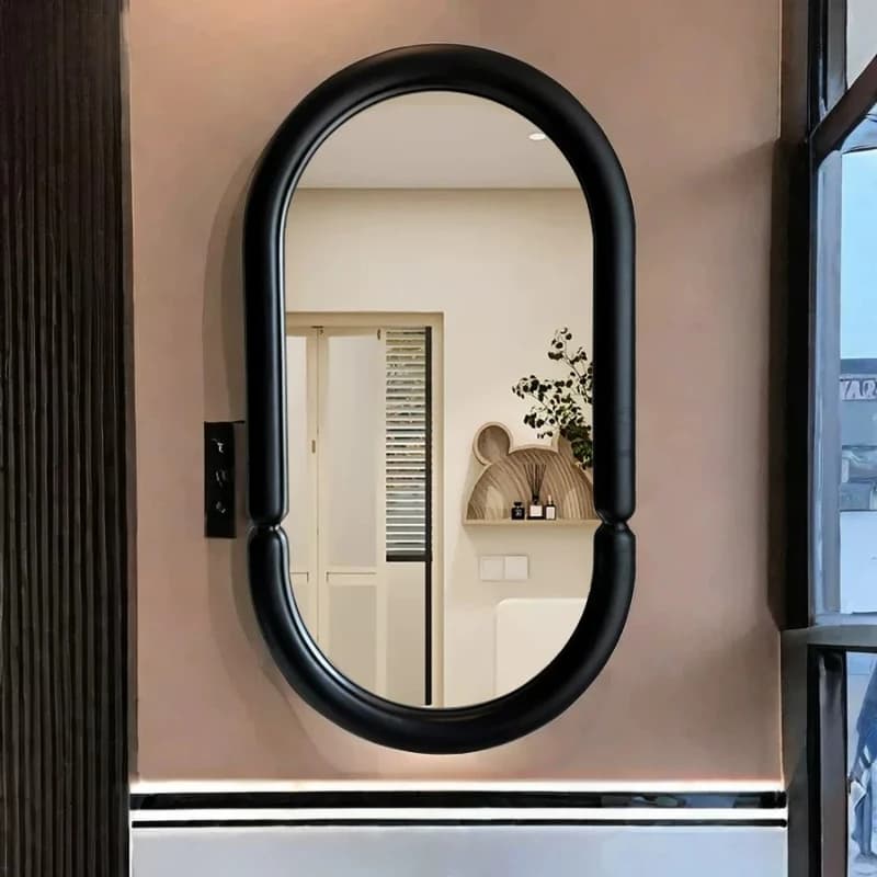 Bathroom Nordic Mirror Modern Korean Style Makeup Aesthetic Mirror Dressing Table Luxury Spiegel Wand Living Room Decorations