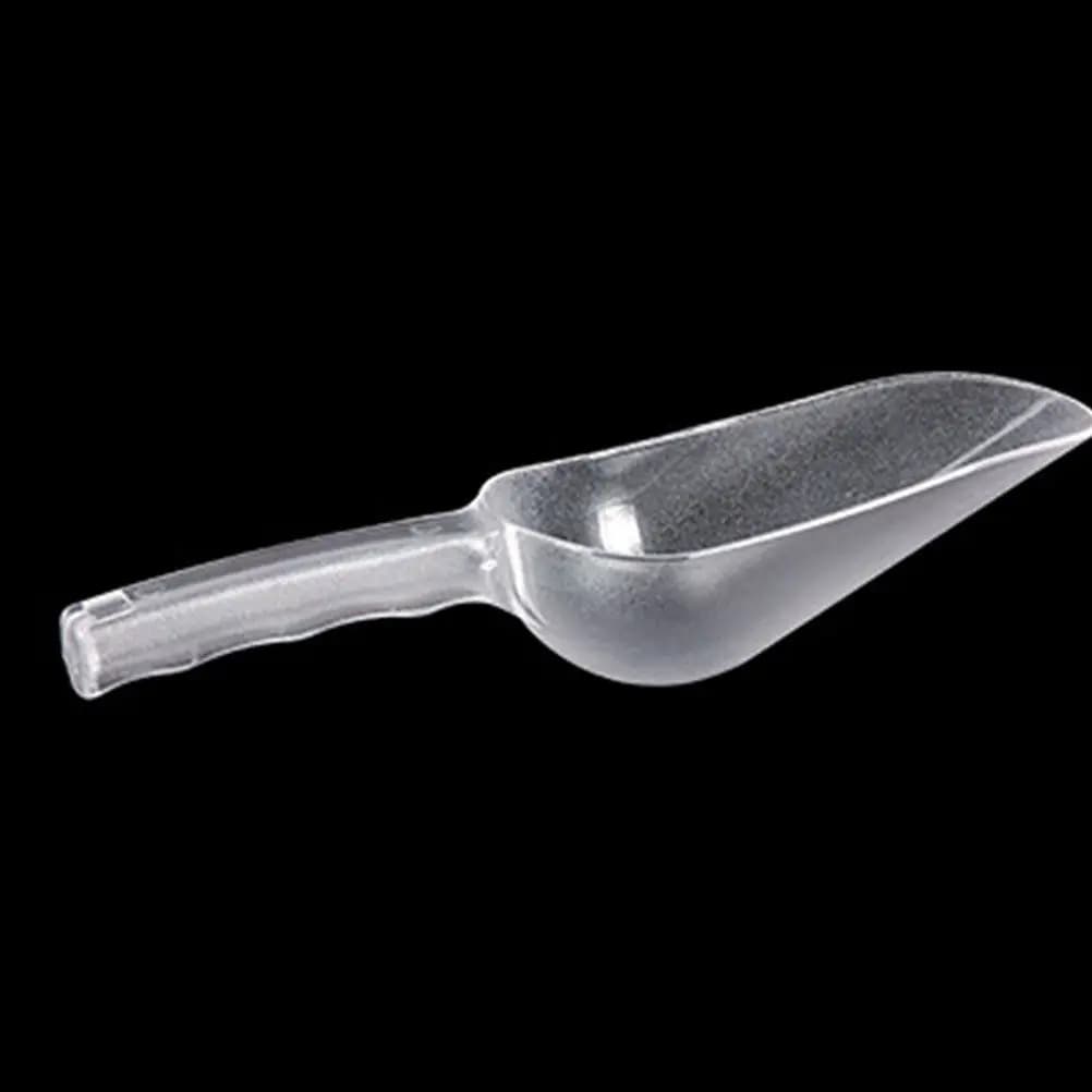 4Pcs Heavy-Duty Plastic Utility Food Scoop Smooth Burr-Free Surface for Ice Bucket Bar Set Cocktail Shaker Flour Rice Cereal