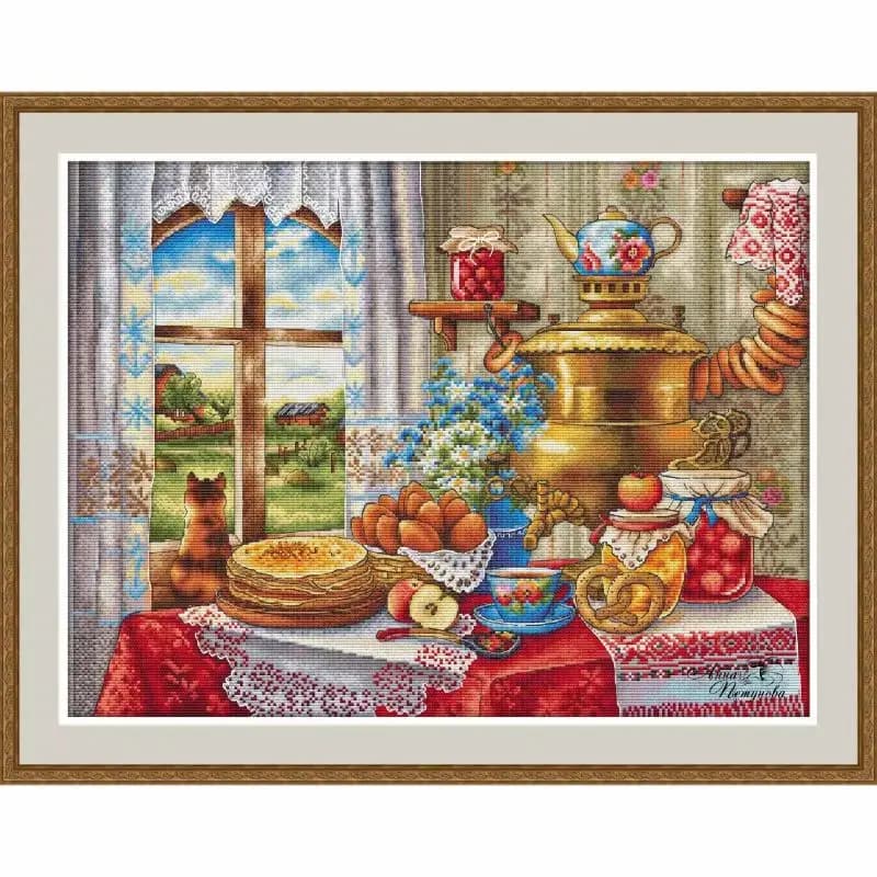 16058 Cross Stitch ONLY FLOSS NO FABRIC NOT Cross-stitch Kit Embroidery Needlework WITHOUT Fabric Homfun Painting Crossing