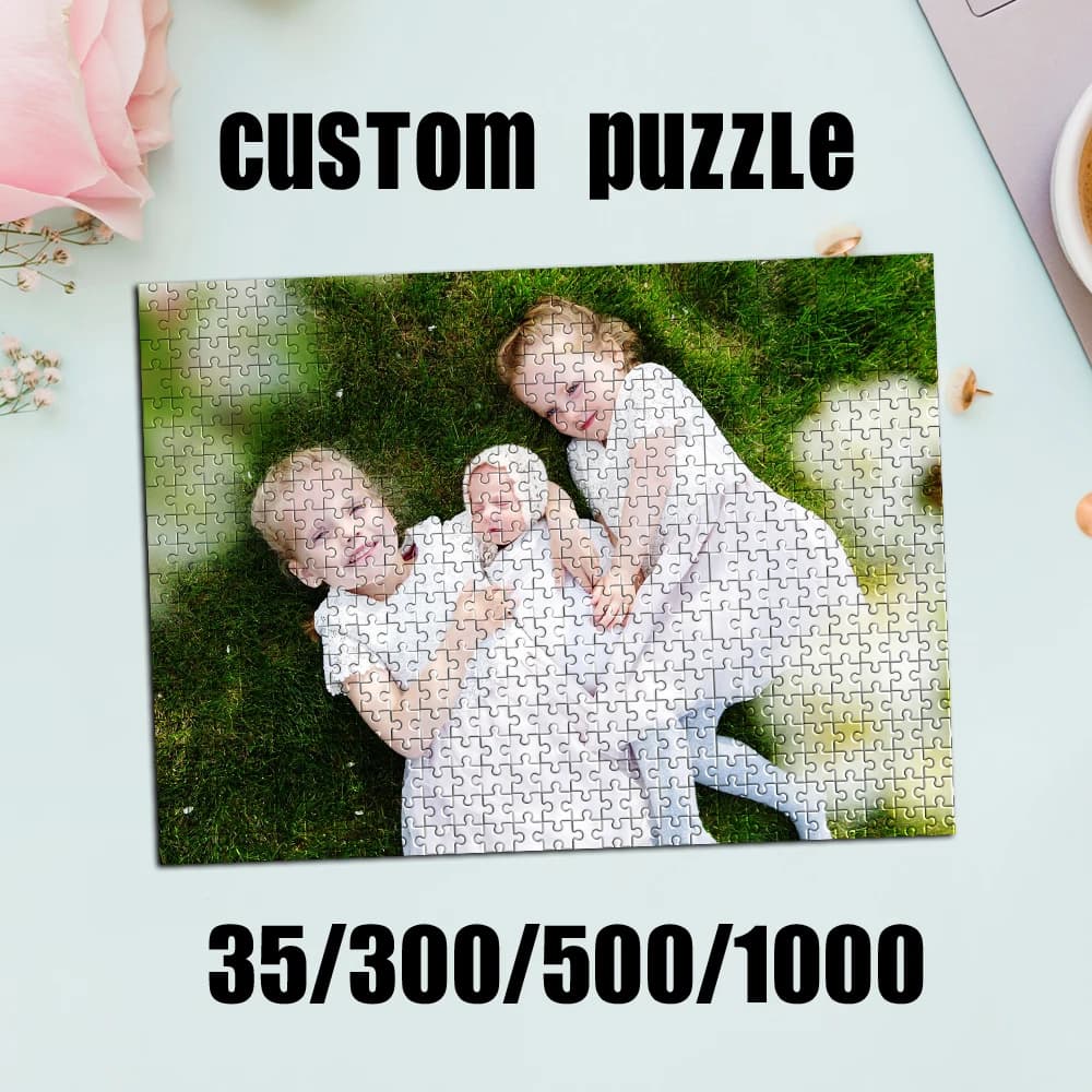 35/300/500/1000 pezzi Puzzle personalizzato con foto, ritratto personalizzato, giocattoli personalizzati, puzzle personalizzati, regali fatti a mano