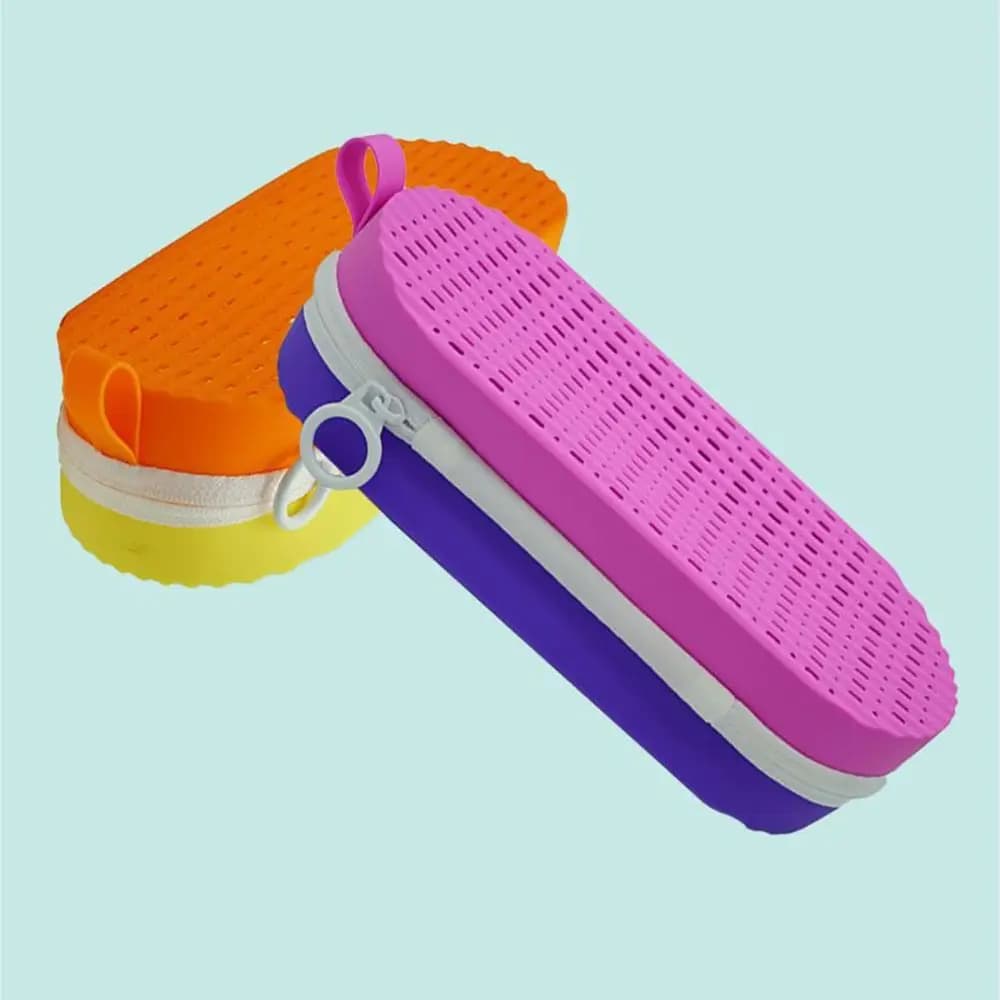 Silicone swim glasses box Soft and breathable bag for reading glasses Swimming equipment Goggle accessories