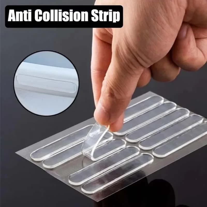 Cuscinetti per mobili autoadesivi in silicone Cuscinetti per paraurti per culla Frigorifero Striscia anticollisione Protezione da parete Fermaporta Silenziatore