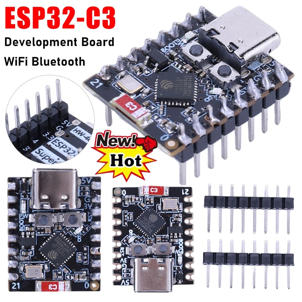 ESP32-C3 SuperMini Development Card Compatible WiFi Bluetooth ESP32 C3 SuperMini Card NORE IOT Card for Arduino