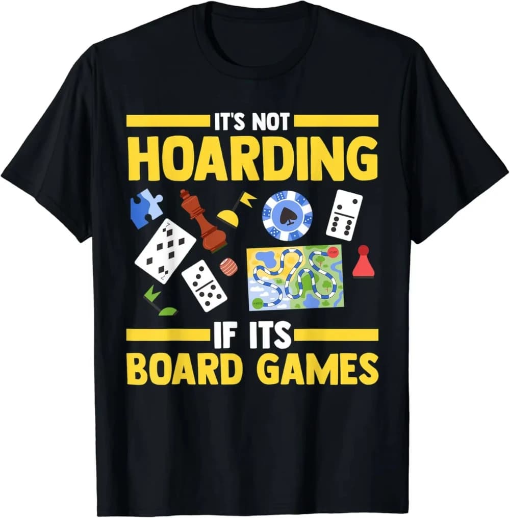 Cool Board Games for Men Women Game Nerd Gamer Chess Lovers T-Shirt Graphic T Shirts Men Tops Streetwear Big-size Tshirt